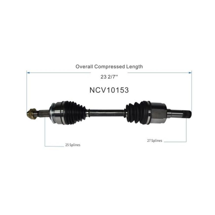 GSP NCV10153 13-14 Chevrolet Trax (1.8 - FWD) CV Axle Assembly  - Front Right