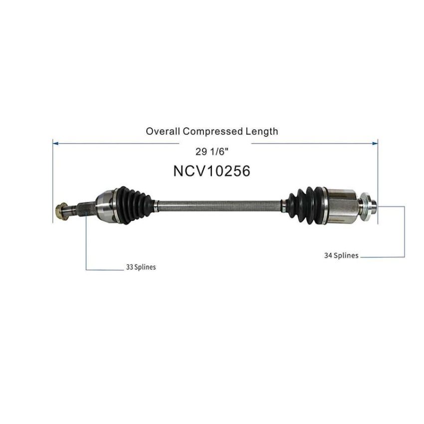 GSP NCV10256 02-03 Saturn Vue (3.0 - AWD) CV Axle Assembly  - Front Right