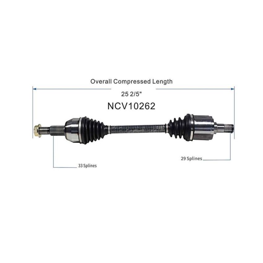 GSP NCV10262 04-07 Saturn Vue (3.5) CV Axle Assembly  - Front Left