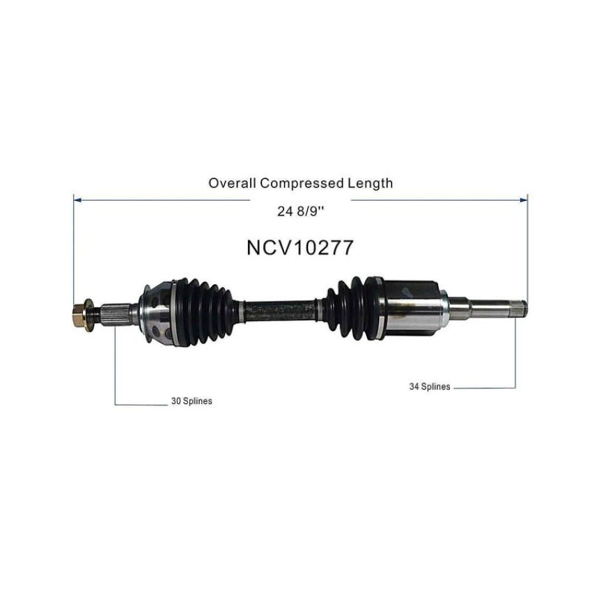 GSP NCV10277 12-17 Buick Verano (2.0) CV Axle Assembly  - Front Left