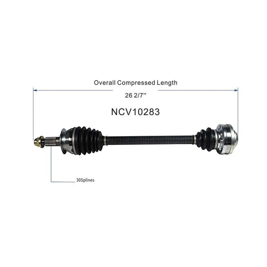 GSP NCV10283 13-17 Cadillac ATS (2.0, 2.5, 3.6) CV Axle Assembly  - Rear Left