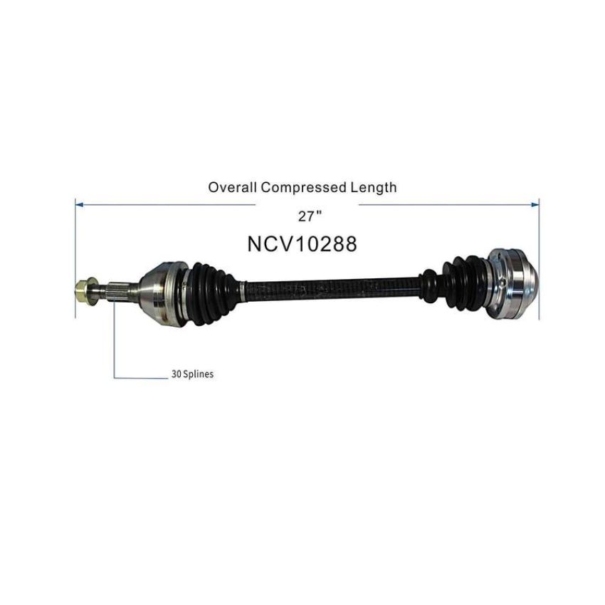 GSP NCV10288 08-14 Cadillac CTS (3.0, 3.6) CV Axle Assembly  - Rear Left