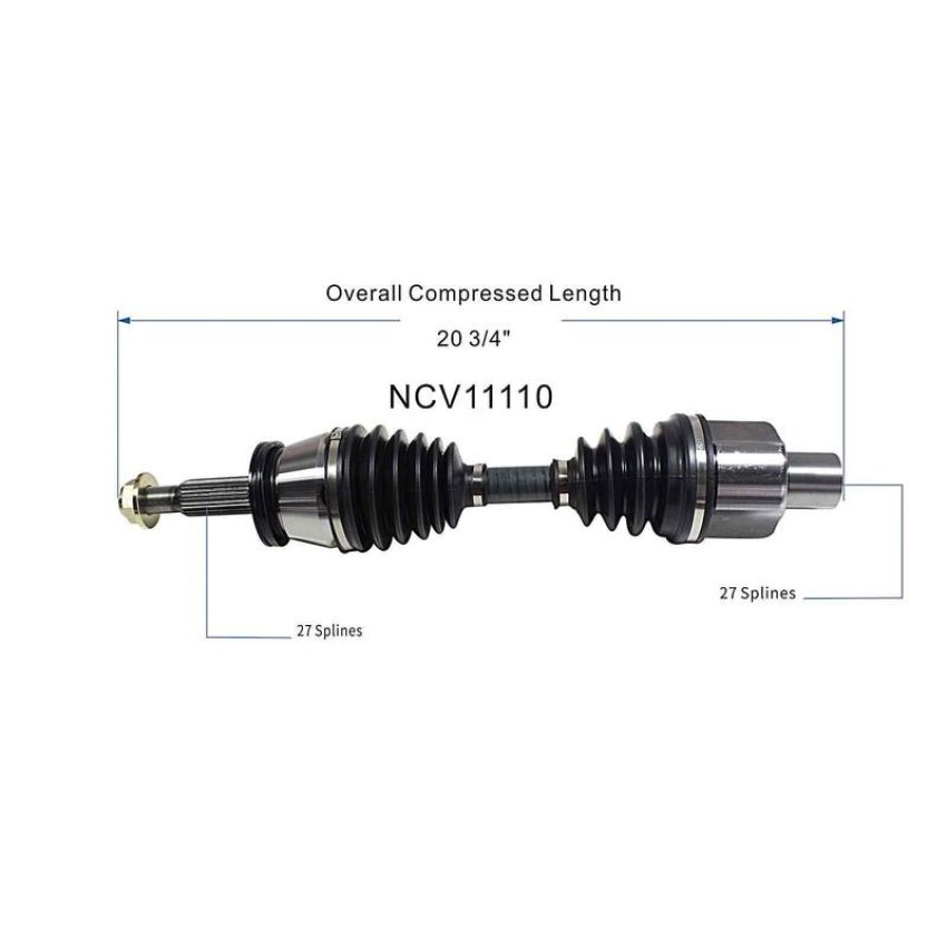 GSP NCV11110 Ford, Mazda, Mercury (3.0, 4.0, 5.0 - 4WD) CV Axle Assembly  - Front Right