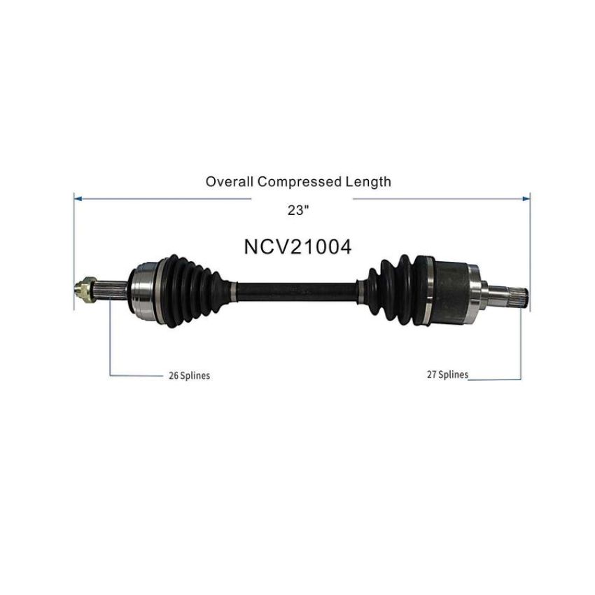 GSP NCV21004 86-89 Acura Integra CV Axle Assembly  - Front Right