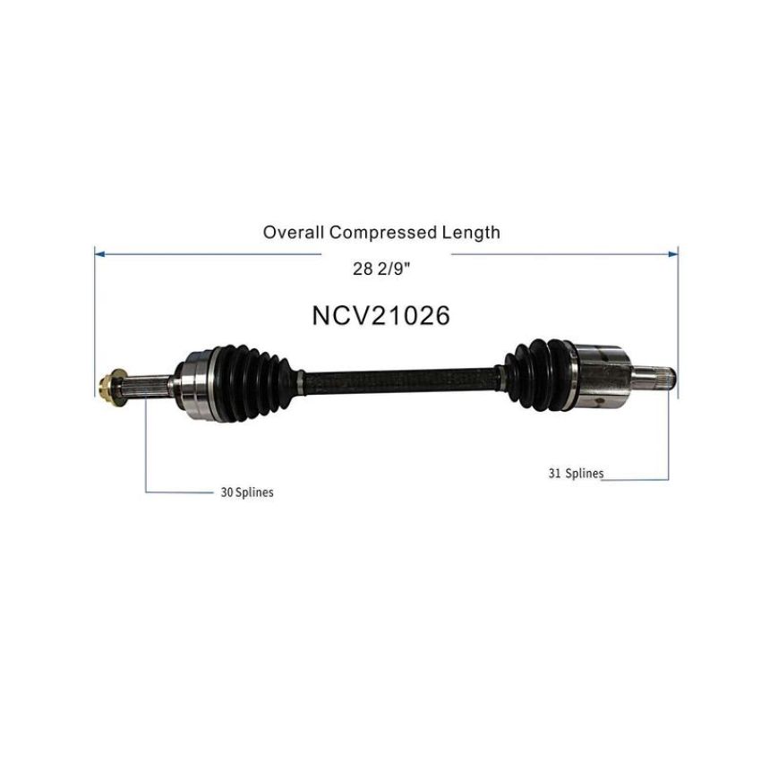 GSP NCV21026 Acura CV Axle Assembly  - Front Left
