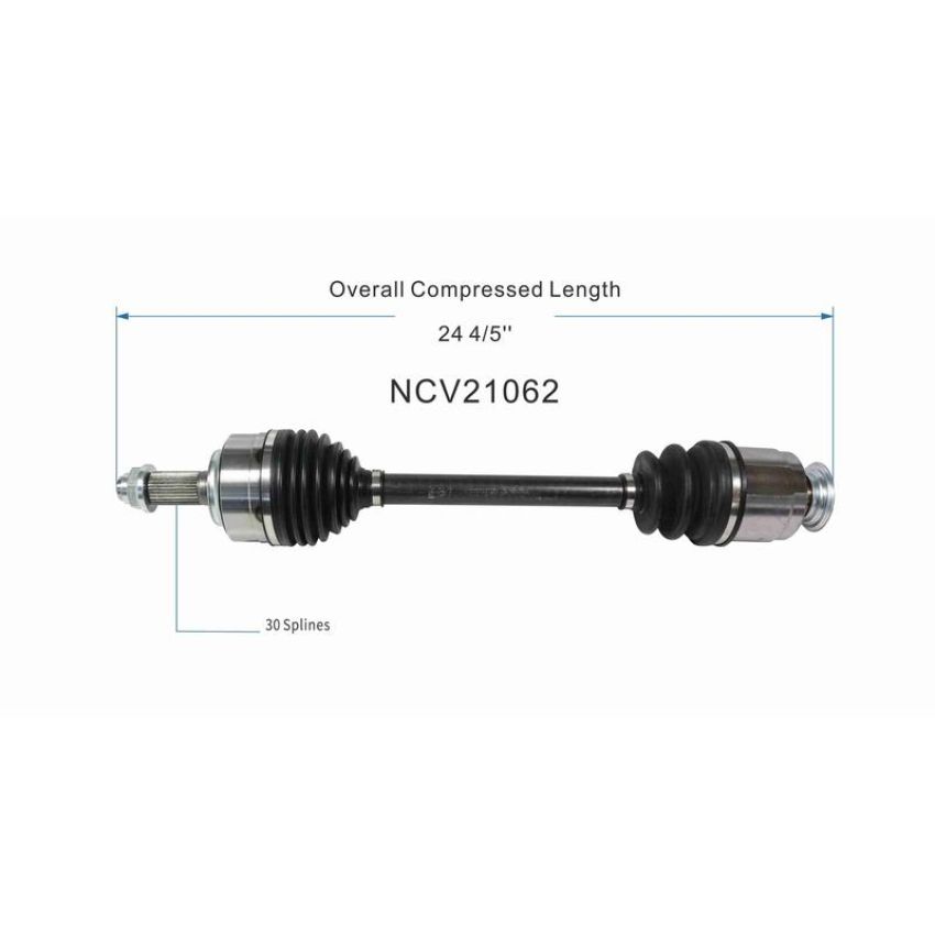 GSP NCV21062 Acura CV Axle Assembly  - Front Right