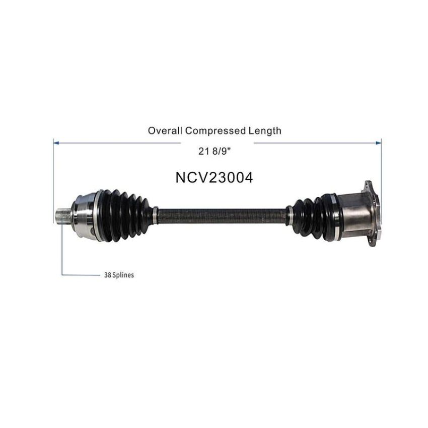 GSP NCV23004 06-11 Audi A6 (3.2) CV Axle Assembly  - Front Right