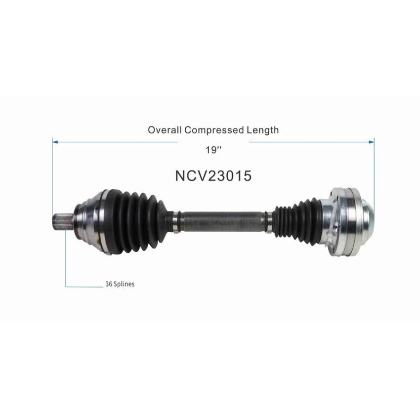 GSP NCV23015 Audi, Volkswagen (1.8) CV Axle Assembly  - Front Left