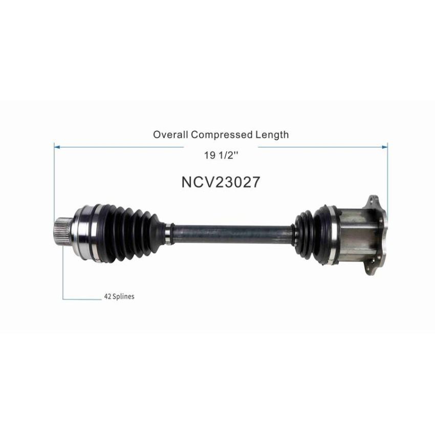 GSP NCV23027 13-17 Audi Q5 CV Axle Assembly  - Front