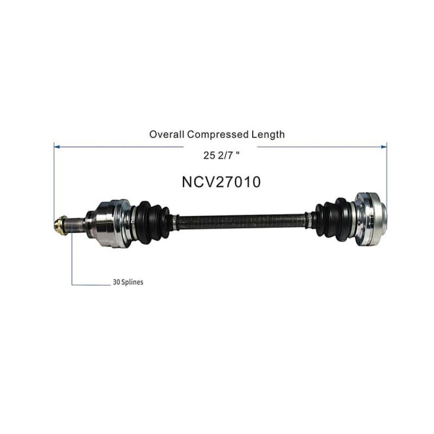 GSP NCV27010 BMW CV Axle Assembly  - Rear