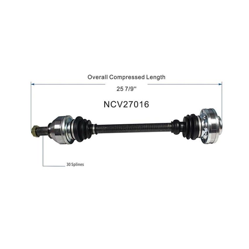 GSP NCV27016 BMW CV Axle Assembly  - Rear