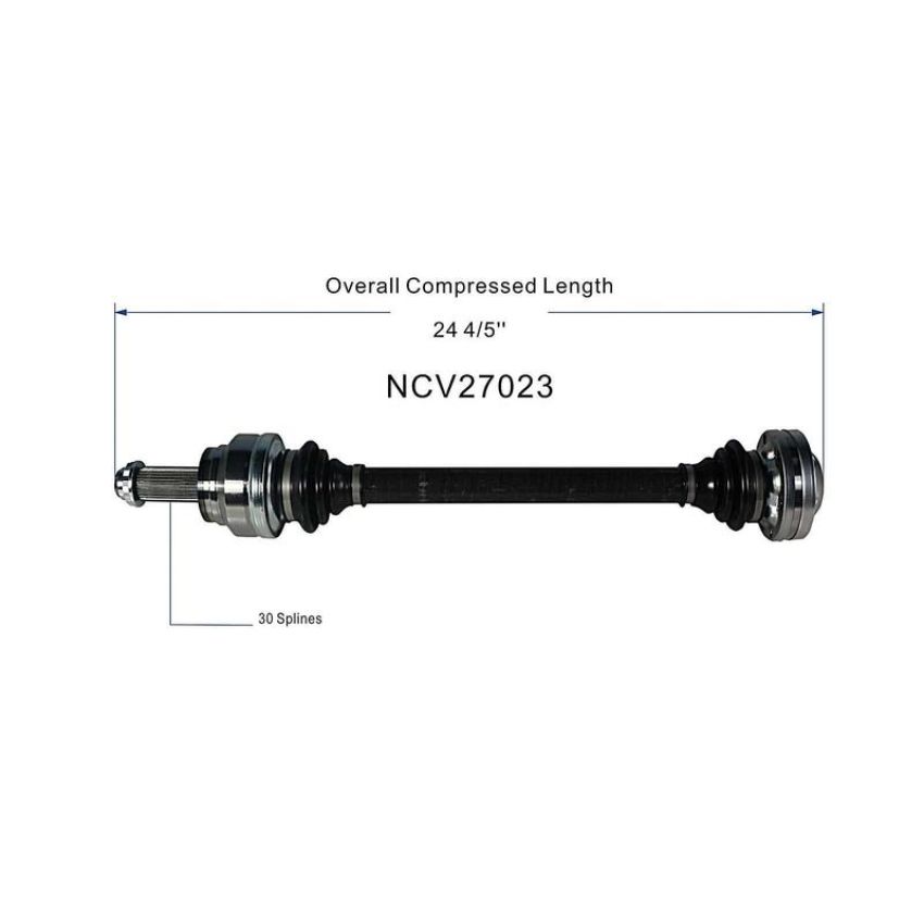 GSP NCV27023 BMW CV Axle Assembly  - Rear