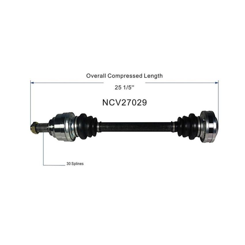 GSP NCV27029 01-06 BMW X5 CV Axle Assembly  - Rear