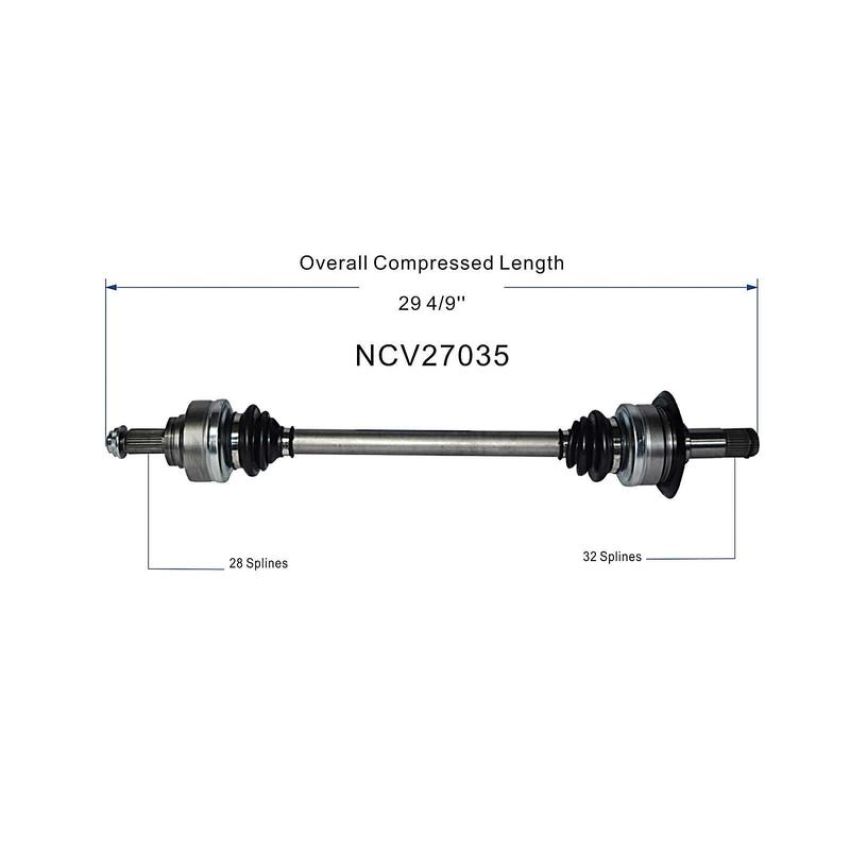 GSP NCV27035 BMW (Sedan) CV Axle Assembly