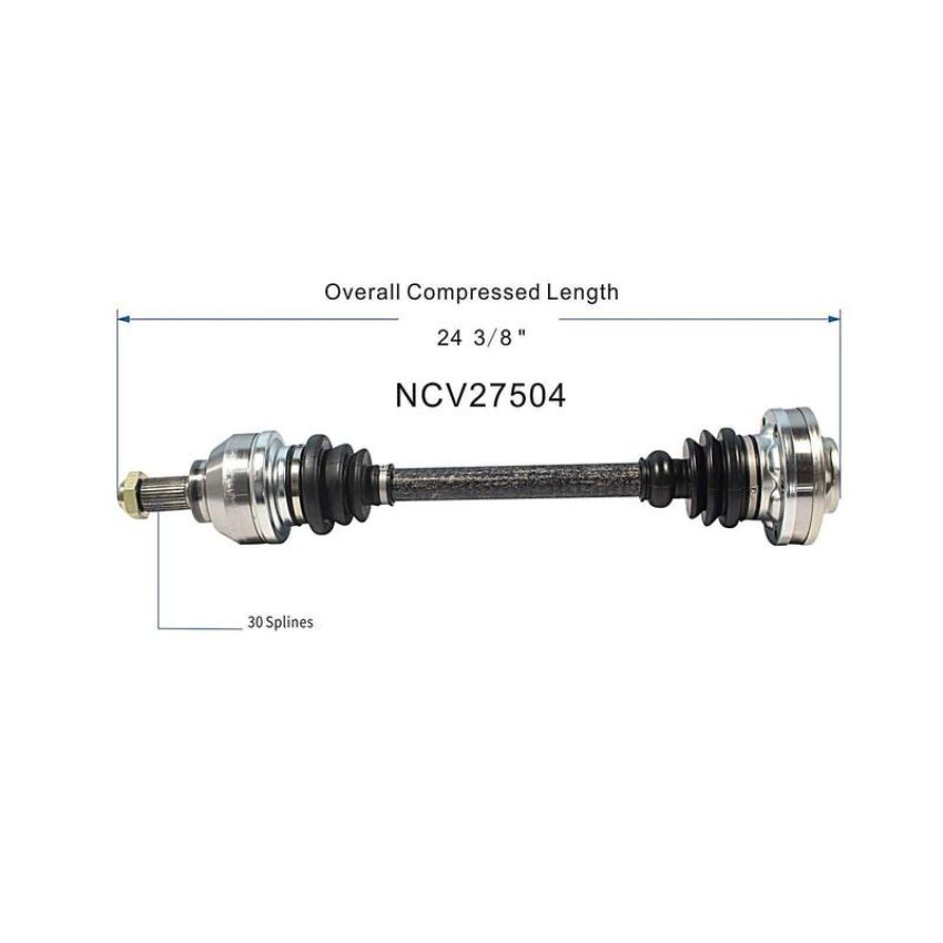 GSP NCV27504 BMW (5.0) CV Axle Assembly  - Rear
