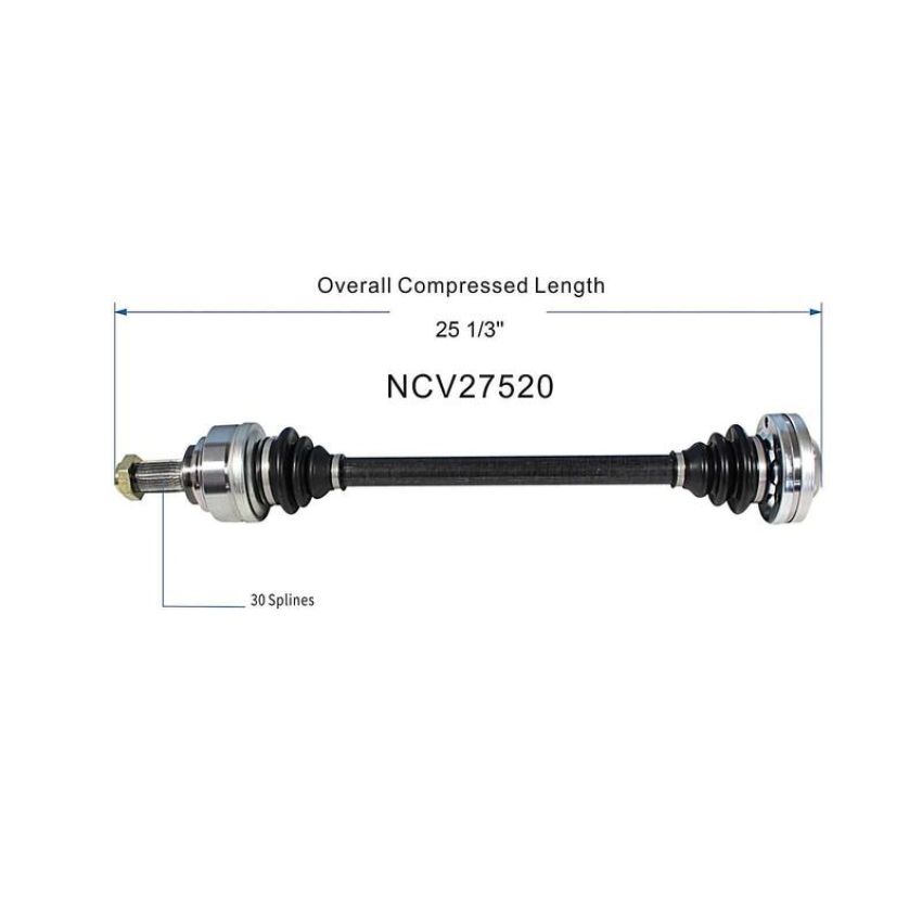 GSP NCV27520 00-06 BMW X5 CV Axle Assembly  - Rear