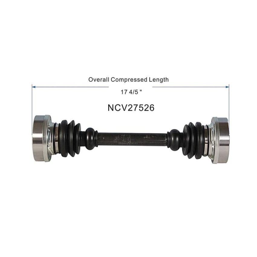 GSP NCV27526 BMW CV Axle Assembly  - Rear