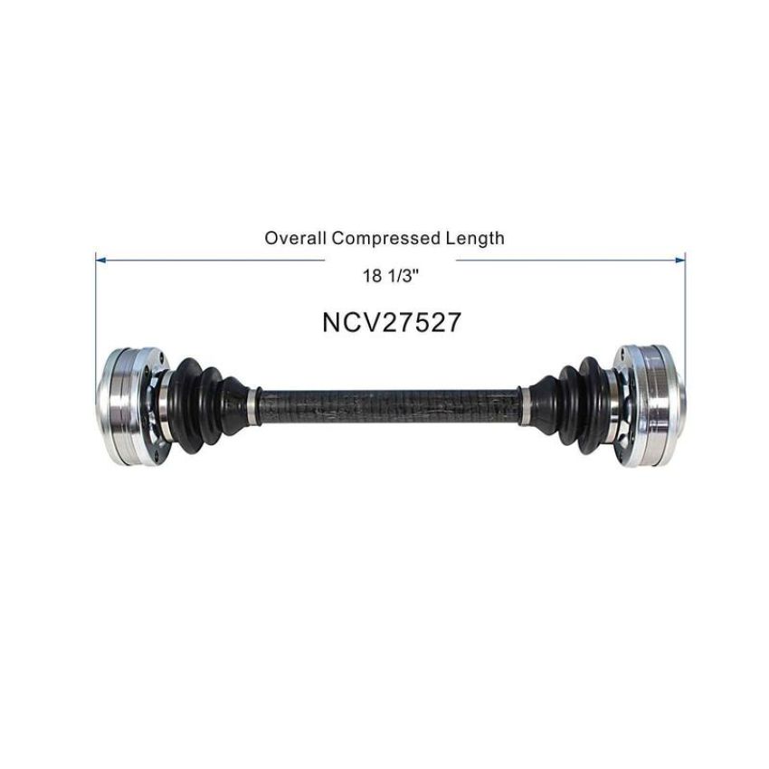 GSP NCV27527 BMW CV Axle Assembly  - Rear