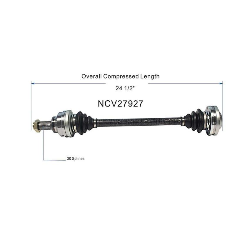 GSP NCV27927 BMW CV Axle Assembly  - Rear