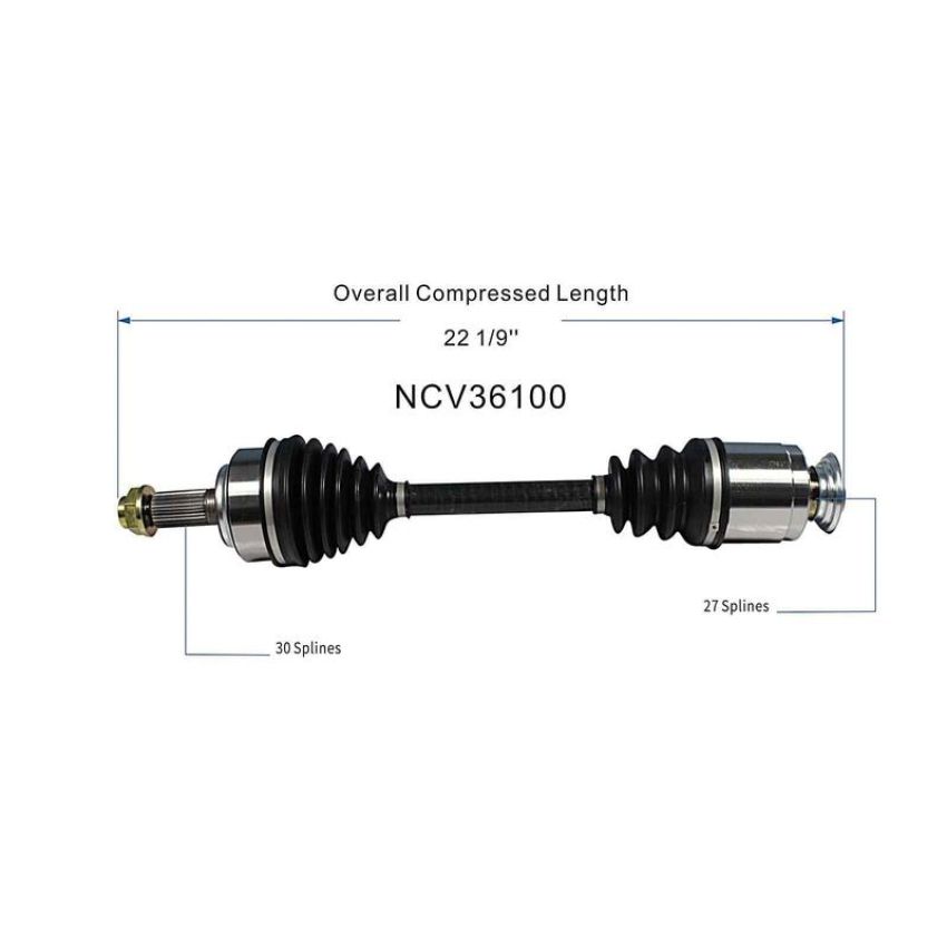 GSP NCV36100 12-14 Honda CR-V CV Axle Assembly  - Front Right