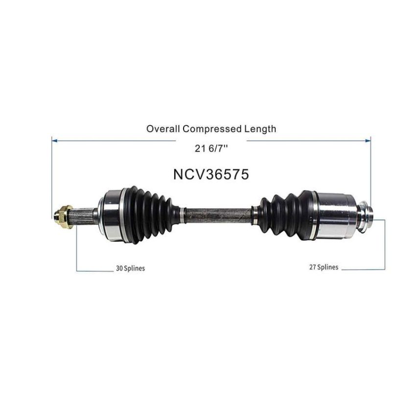 GSP NCV36575 07-11 Honda CR-V CV Axle Assembly  - Front Right