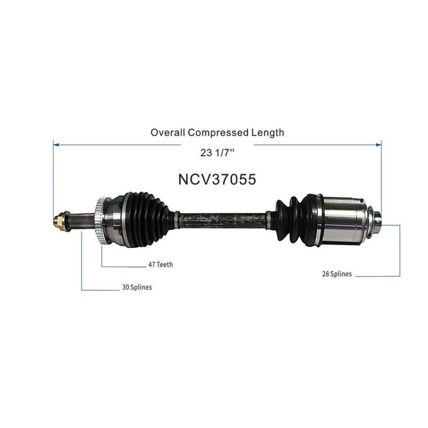 GSP NCV37055 2011 Hyundai Azera (3.3) CV Axle Assembly  - Front Right
