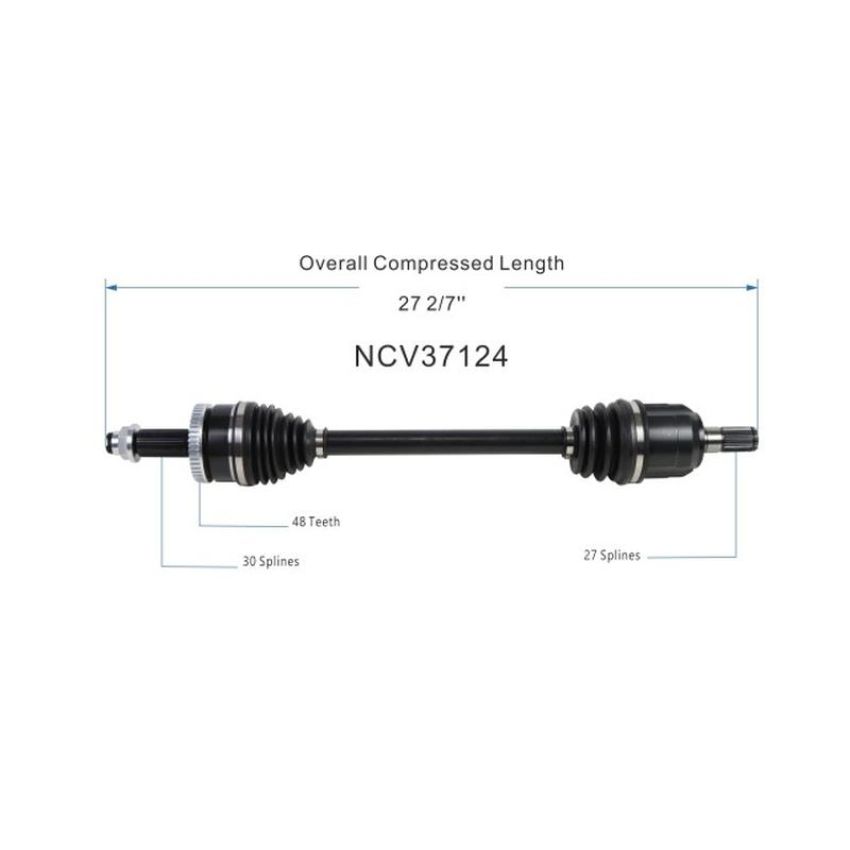 GSP NCV37124 16-21 Hyundai Tucson (2.0 - FWD) CV Axle Assembly  - Front Left
