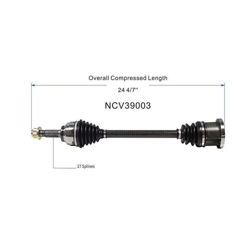 GSP NCV39003 INFINITI (Sedan) CV Axle Assembly  - Front Left
