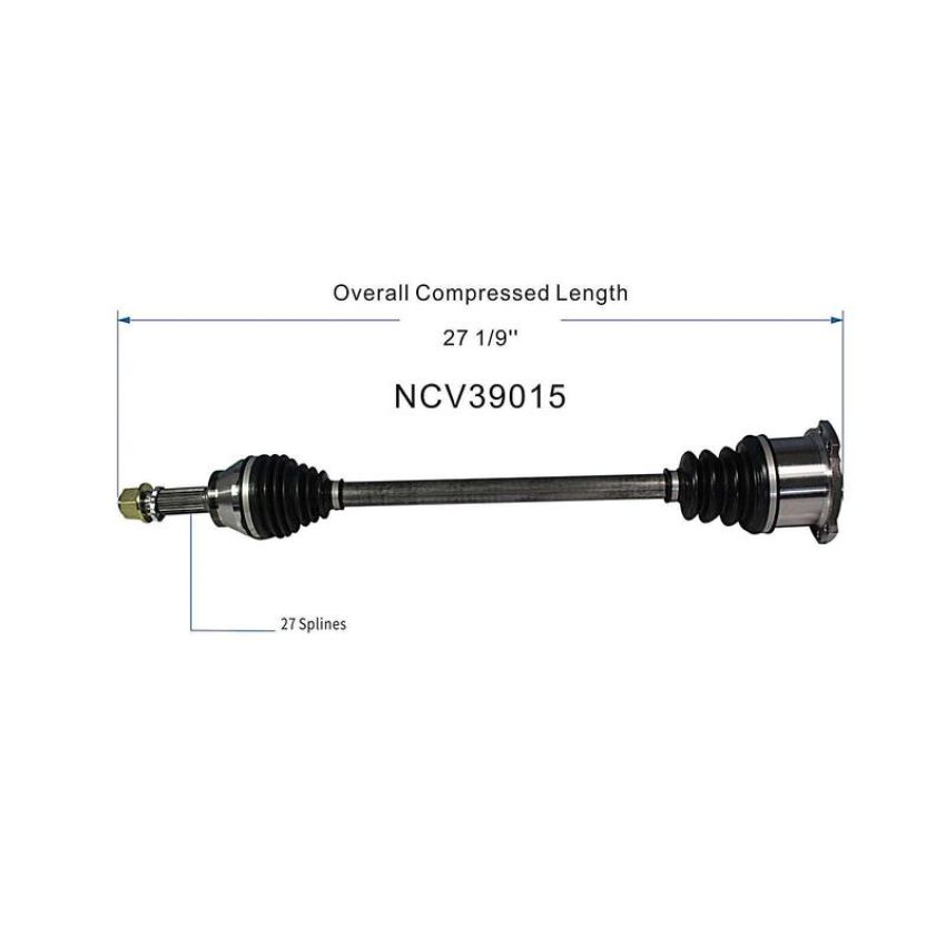GSP NCV39015 INFINITI (5.0) CV Axle Assembly  - Front Left