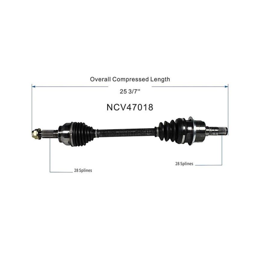 GSP NCV47018 12-15 Mazda 5 CV Axle Assembly  - Front Left