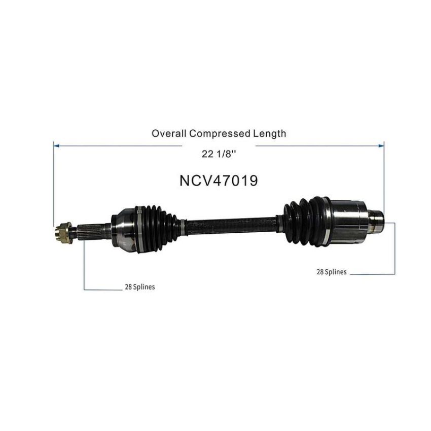 GSP NCV47019 12-15 Mazda 5 CV Axle Assembly  - Front Right