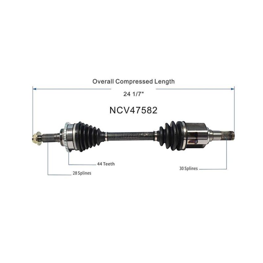GSP NCV47582 03-04 Mazda 6 S CV Axle Assembly  - Front Left