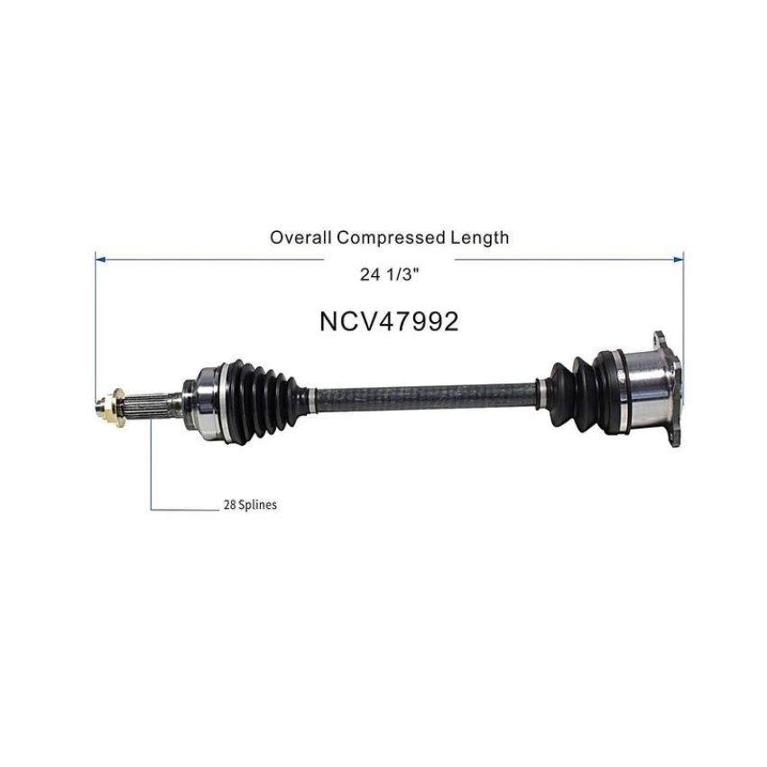 GSP NCV47992 86-91 Mazda RX-7 CV Axle Assembly  - Rear