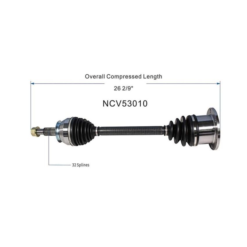 GSP NCV53010 05-12 Nissan Pathfinder (4.0) CV Axle Assembly  - Rear