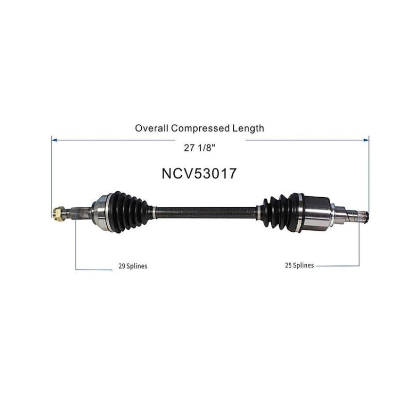 GSP NCV53017 13-19 Nissan Sentra (1.8) CV Axle Assembly  - Front Left