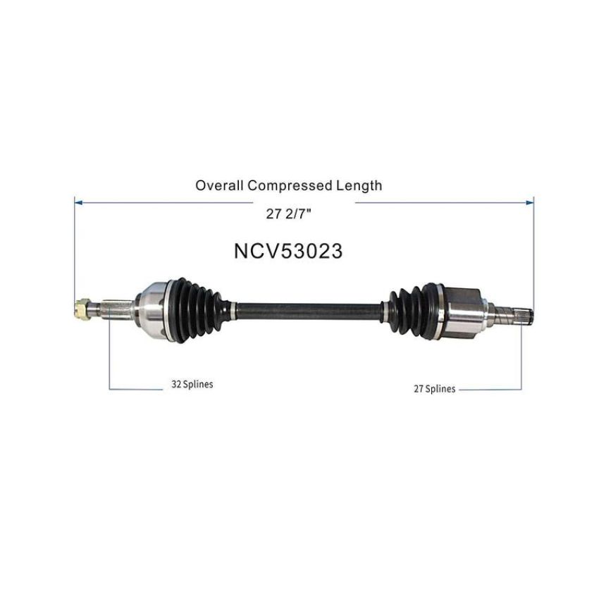 GSP NCV53023 13-18 Nissan Altima (Sedan - 2.5) CV Axle Assembly  - Front Left