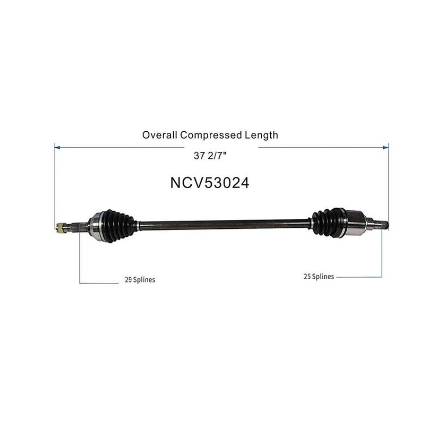 GSP NCV53024 13-19 Nissan Sentra CV Axle Assembly  - Front Right