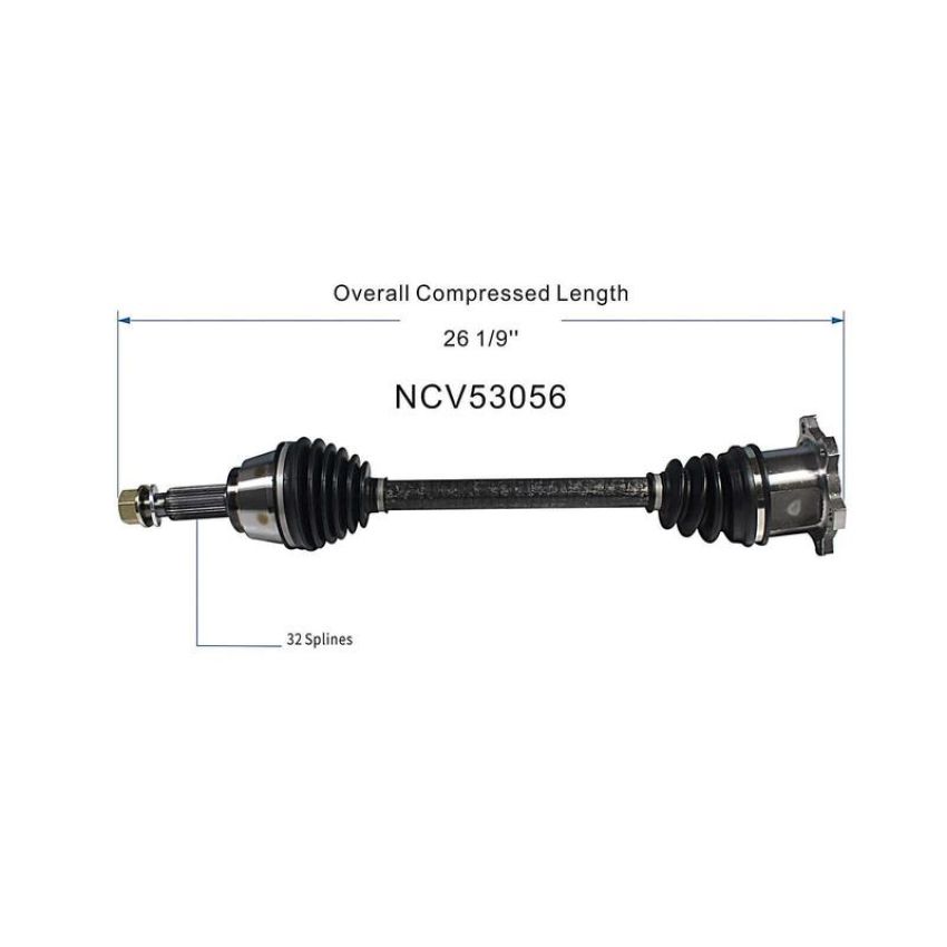 GSP NCV53056 90-96 Nissan 300ZX Turbo CV Axle Assembly  - Rear Right