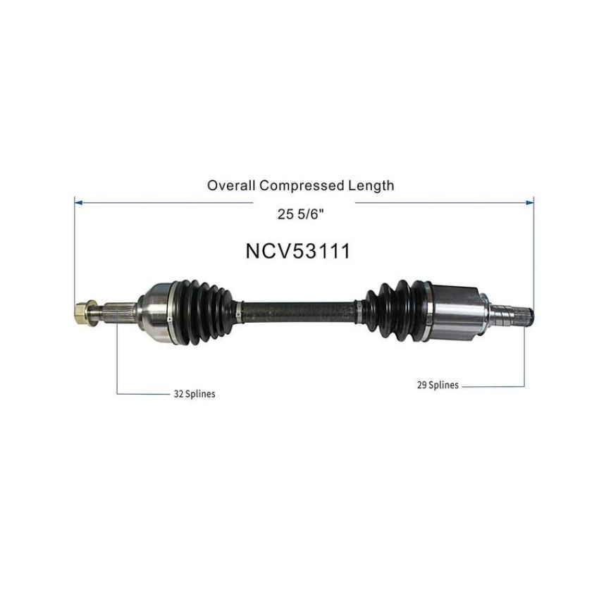 GSP NCV53111 13-15 Nissan Altima (Coupe/Sedan - 3.5) CV Axle Assembly  - Front Left
