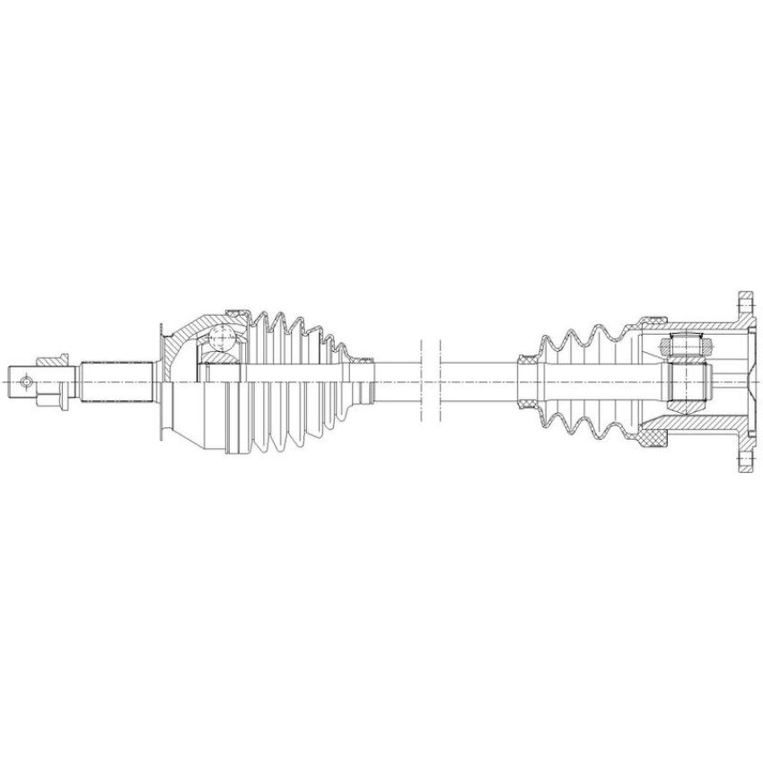 GSP NCV53192 08-12 Nissan Pathfinder (5.6) CV Axle Assembly  - Front