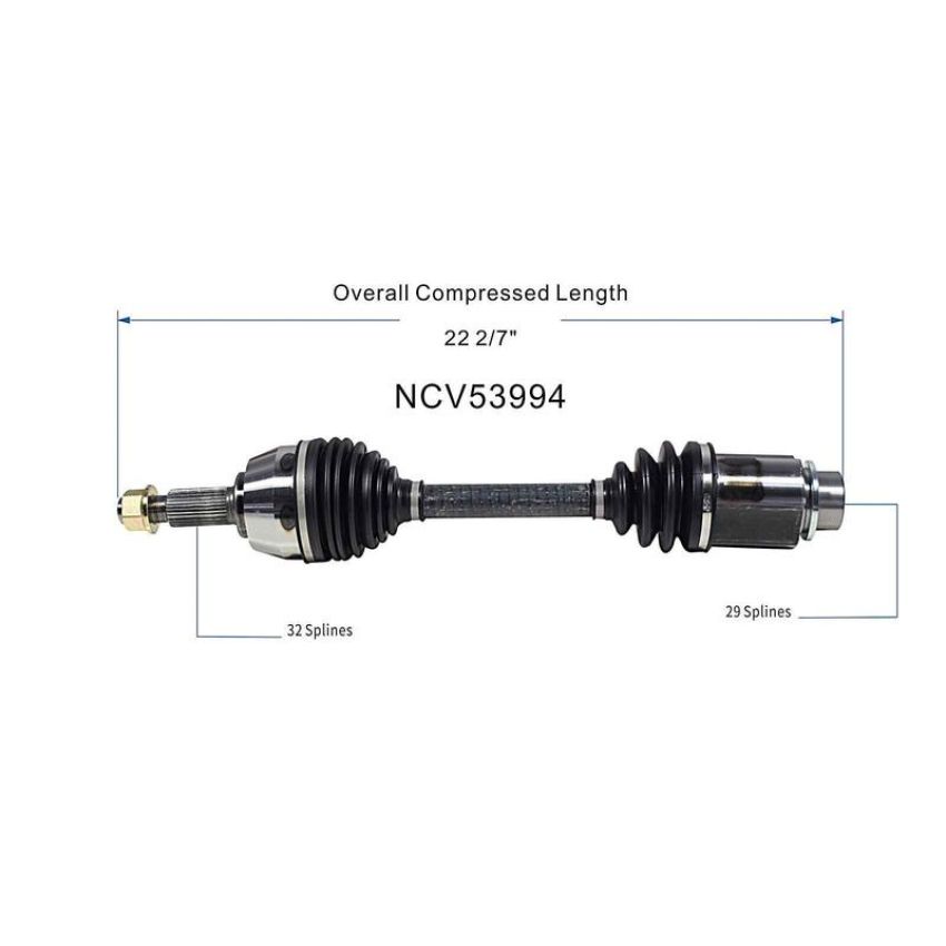 GSP NCV53994 09-14 Nissan Murano (AWD) CV Axle Assembly  - Front Right