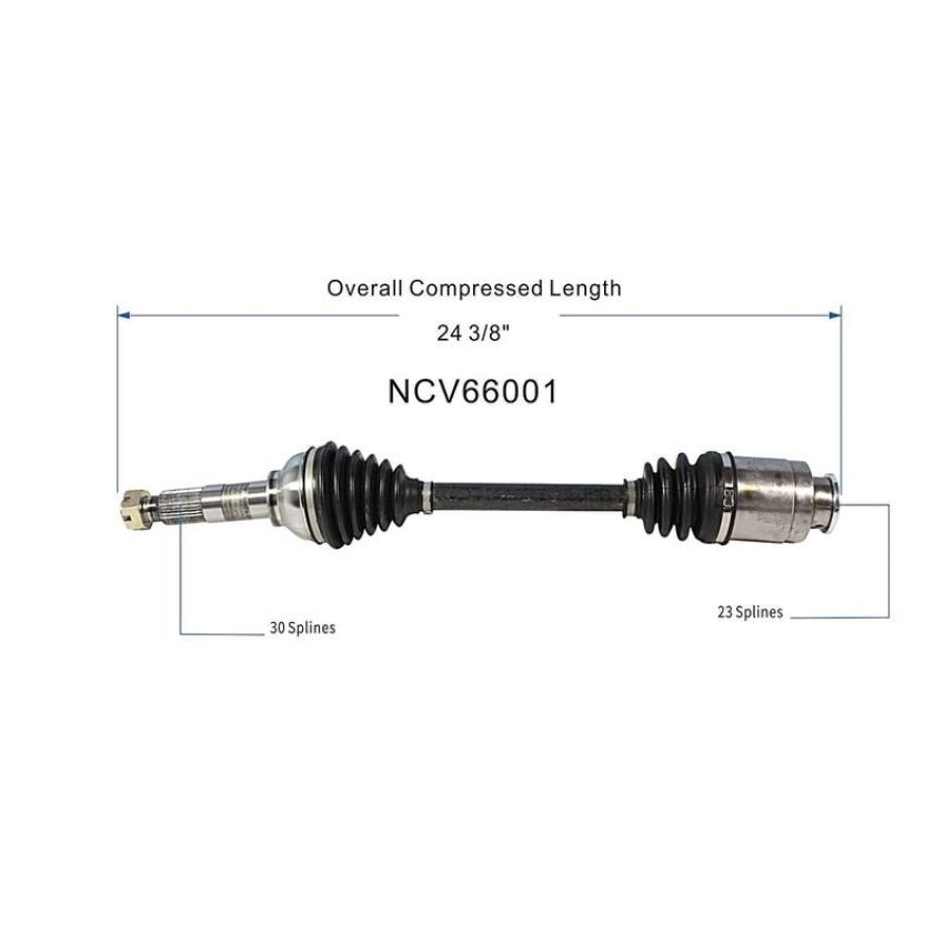 GSP NCV66001 Subaru (Sedan/Wagon) CV Axle Assembly  - Front