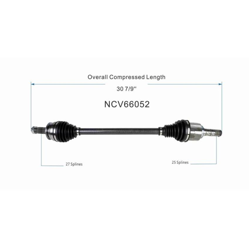 GSP NCV66052 12-16 Subaru Impreza (Hatchback/Sedan) CV Axle Assembly  - Front