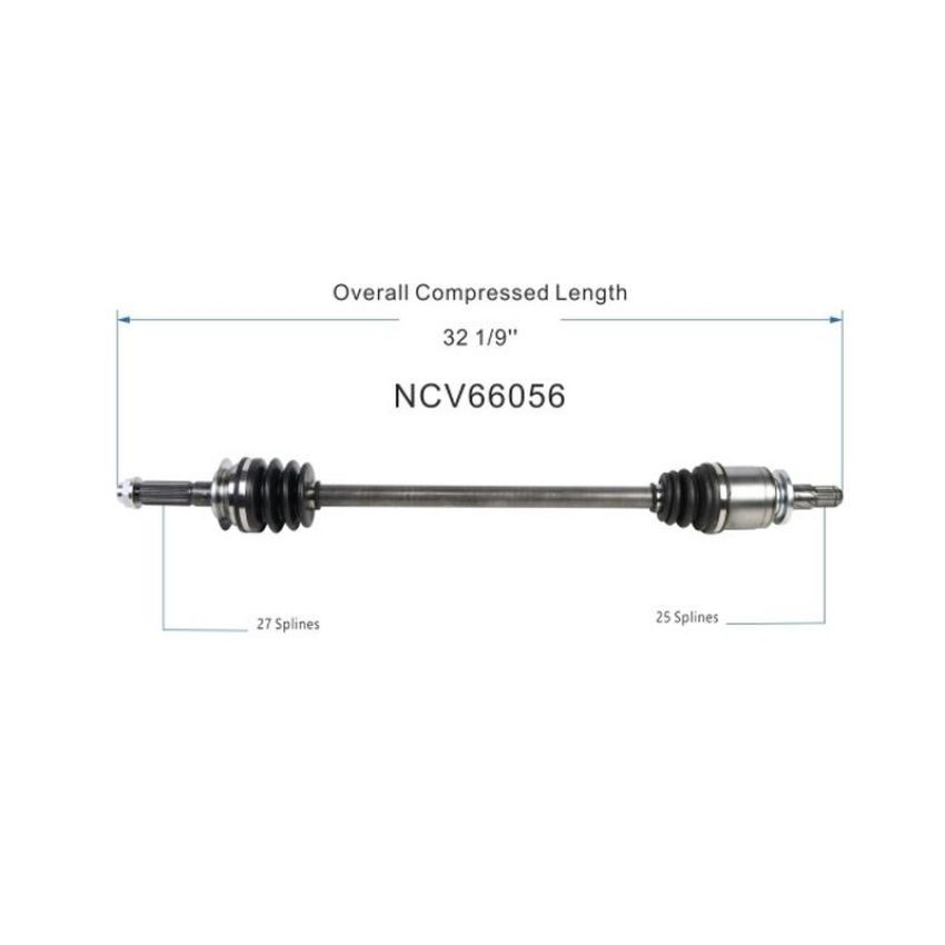 GSP NCV66056 15-19 Subaru Legacy (3.6) CV Axle Assembly  - Rear