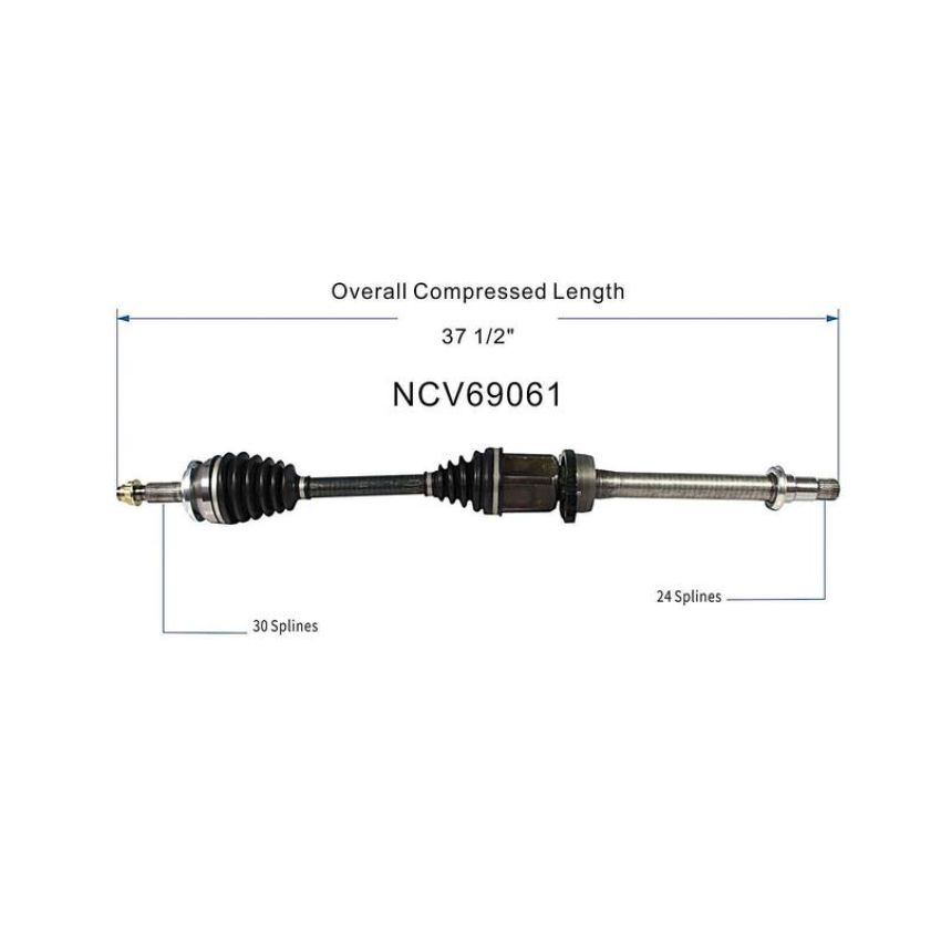 GSP NCV69061 11-16 Scion tC CV Axle Assembly  - Front Right