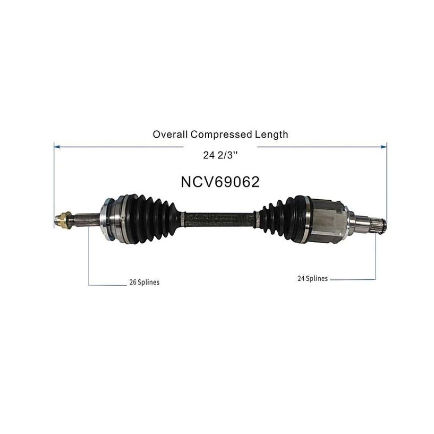 GSP NCV69062 11-16 Scion tC CV Axle Assembly  - Front Left