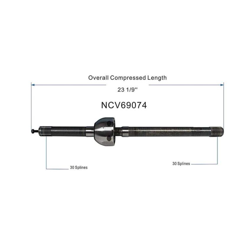 GSP NCV69074 Toyota (4WD) CV Axle Assembly  - Front Right
