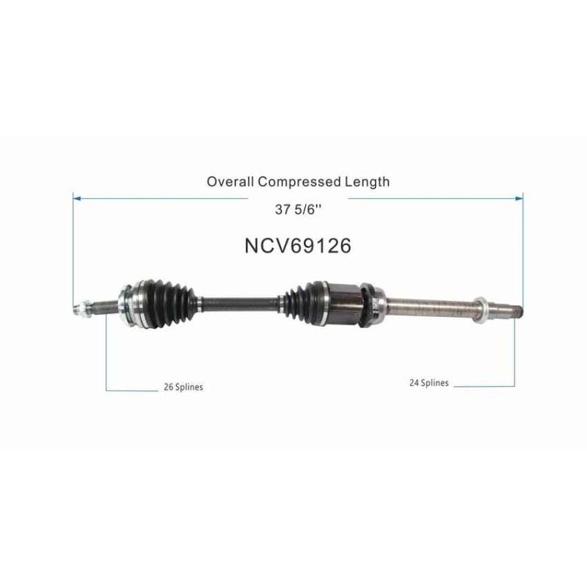 GSP NCV69126 11-16 Scion tC CV Axle Assembly  - Front Right