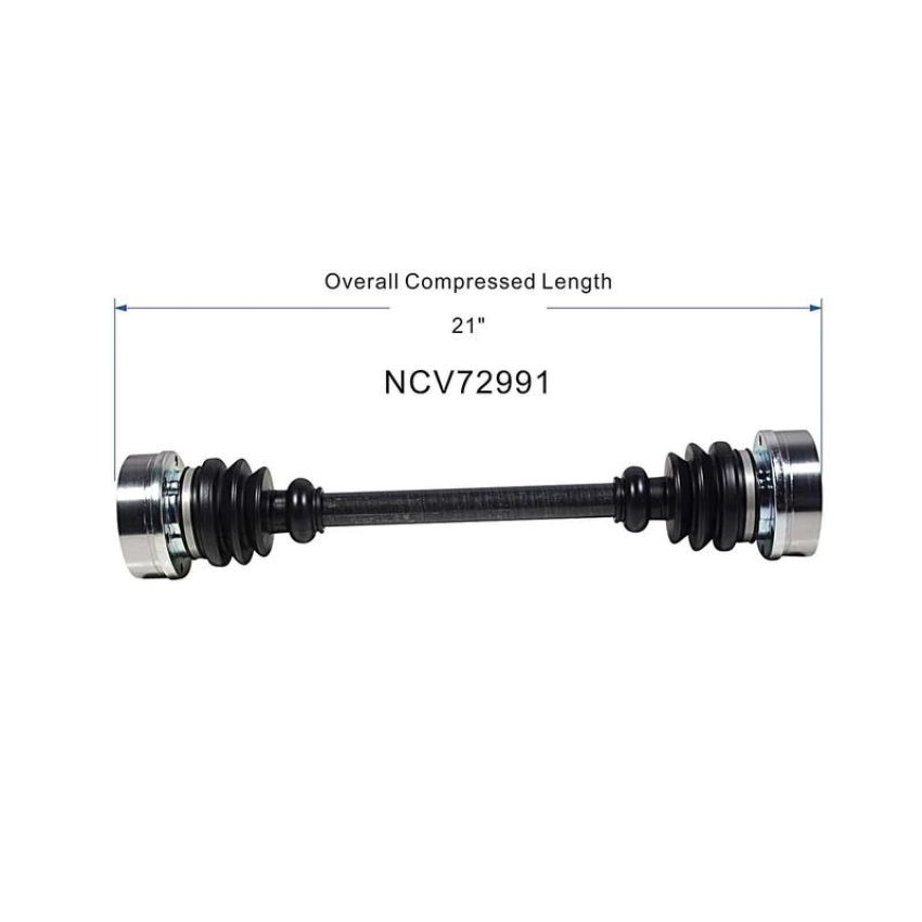 GSP NCV72991 Volkswagen CV Axle Assembly  - Rear Left
