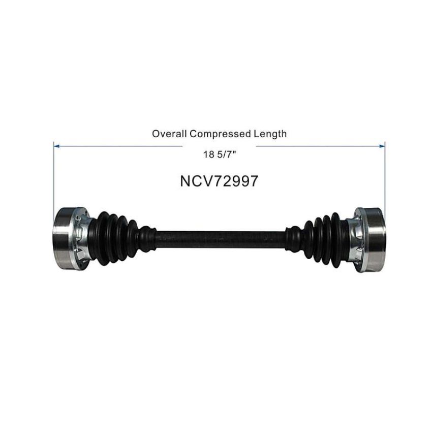 GSP NCV72997 66-79 Volkswagen Transporter CV Axle Assembly  - Rear